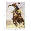 “A Bad Hoss” by Charles M Russell Throw Blanket Tourist Decorative Throw Travel halloween Blankets