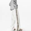 Unisex American Side Stripe Sweatpants: Loose, Straight-Leg Casual Pants for Autumn/Winter, High Street Style.