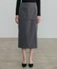 Hardcore Happiness Classic Pocket Maxi Cut-Out Skirt_Charcoal