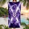 Austria Wien FC stampa Asciugamano da Spiaggia Quick Dry Microfibra Assorbente Portatile da Viaggio Asciugamano da Nuoto