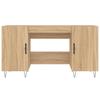 Scrivania Rovere Sonoma 140x50x75 cm Truciolato
