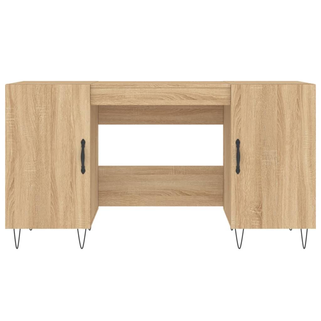Scrivania Rovere Sonoma 140x50x75 cm Truciolato