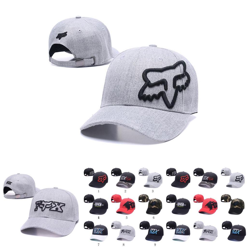 Fox Racing Men Guys Adjust Flex Snapback Trucker Hat With Stylish Fox Print**