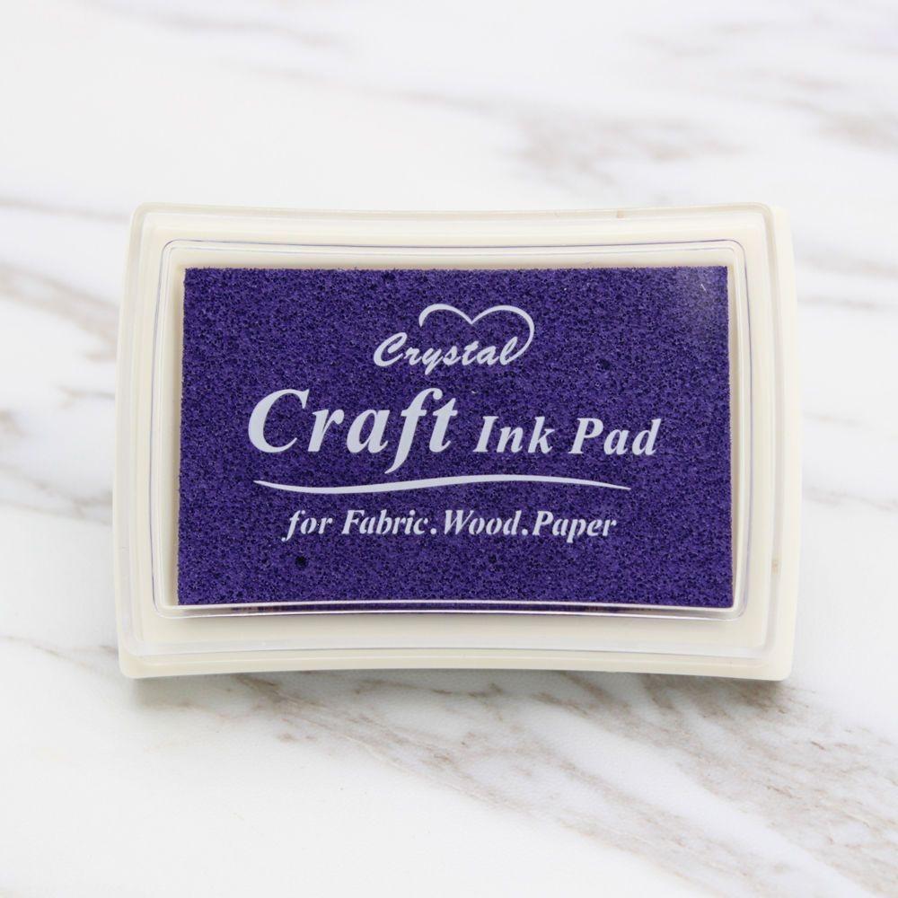 Colored Ink Pad for DIY Rubber Stamps, Children's Finger Painting, Calligraphy, and Journals
