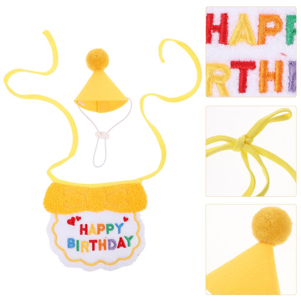 Pet Costume Dog Supplies Birthday Cat Hat Wear Resistant Lightweight Portable Reusable B Fits Occasions Easy Storage
