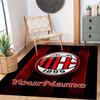 Ac Milan Customizable Name Floor Rug Office Rug Suitable for Bedrooms Balcony Foyer Kitchen Anti-slip Rug Office home decor