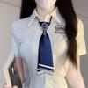 Unisex Japanese & Korean Academy Style No-Tie Uniform Collar Ornament - Fashion Tie for JK Girl Shirts