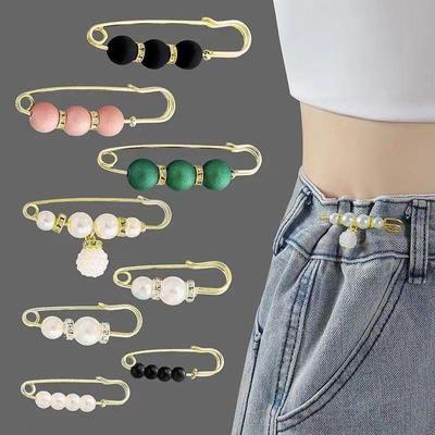 Waist Adjustment Brooch: Secure Clothes, Prevent Exposure, Stylish Waistband Pin for Women