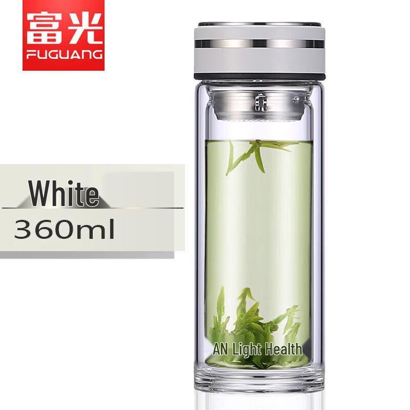 FUGUANG Double-Layer Glass Tea Infuser Bottle