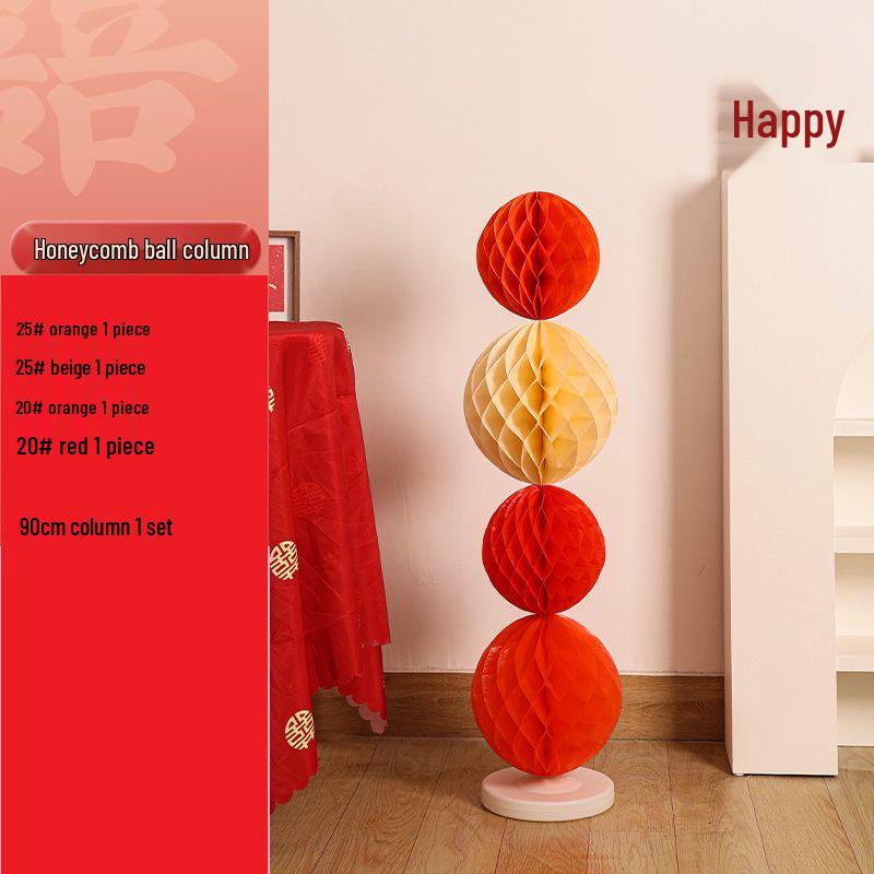 

Honeycomb Ball Lantern Wedding Decoration | Gift & Stand Supplies