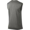 Nike Logo Print Round Neck Sleeveless T-Shirt Men Tops Gray 727981-091