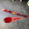 NO RISK NO FUN Laser Motorcycle Stickers Waterproof for Moto Helemt Front Fairing Fuel Tank DIY Bicycle Car Window Vinyl Decals