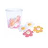 Edible Wafer Decorations - SCRAP COOKING - 12 Anemones - Pink Color - Edible - Mixed