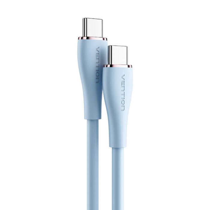 Câble Usb-C Vention Pour Téléphone, Ordinateur Portable, Tablette, Pd 100 W, Charge Rapide, 1,5 M