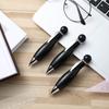 Outus Short Fat Ballpoint Pens for and Big Fat Pen with Elegant Black Barrel and Black Ink Mini Ink Pen & (6-Piece Set) Tremor, Arthritis, Parkinson's
