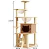 JINGRUIXIANG Multi-Level Cat Tree Condo with Space Capsule