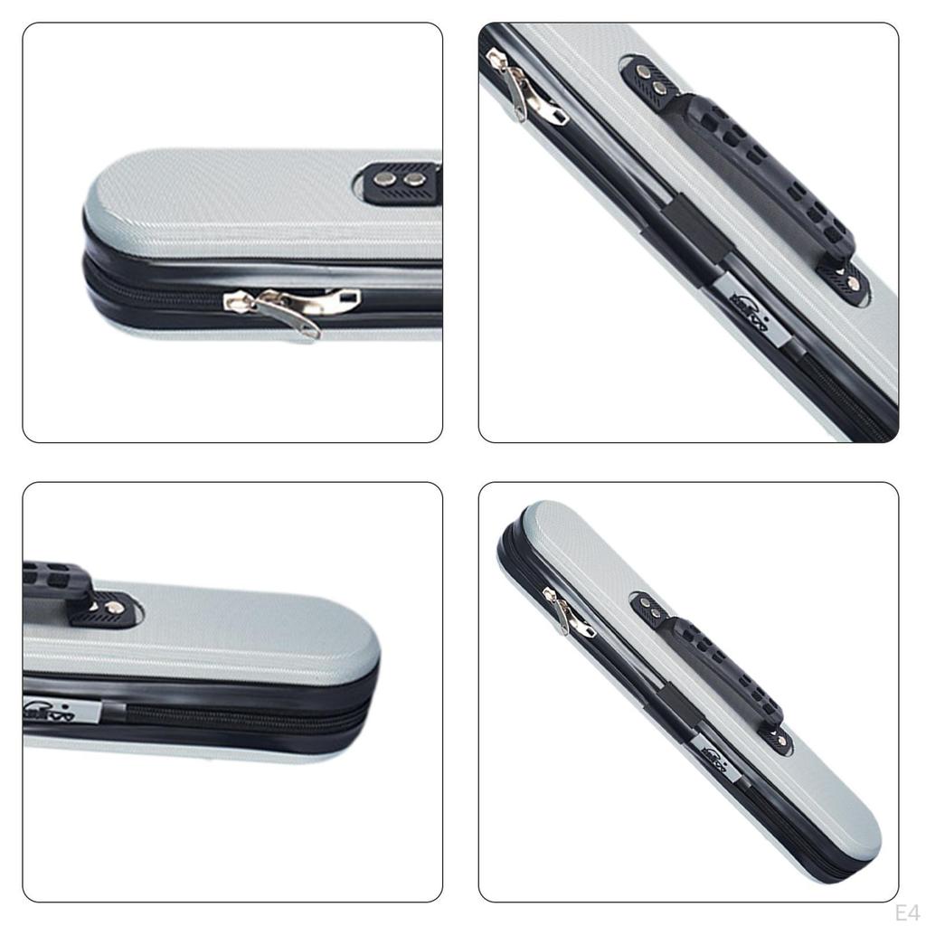 Fishing Rod Case Hard Shell 46x7.5x7.2cm Zipper Closure Travel Carrying