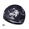 Adults Leaf Print Swimming Cap Ear Protection Non Slip Summer Pool Beach Swim Hat