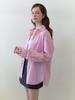 Kinder Baby Basic Loose Logo Shirts - Pink