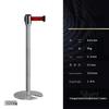 Jundingying 2M Stainless Steel Retractable Belt Stanchion