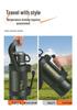 Large Capacity 304 Stainless Steel Insulated Travel Kettle with Tea Infuser for Outdoor and Construction Site Use