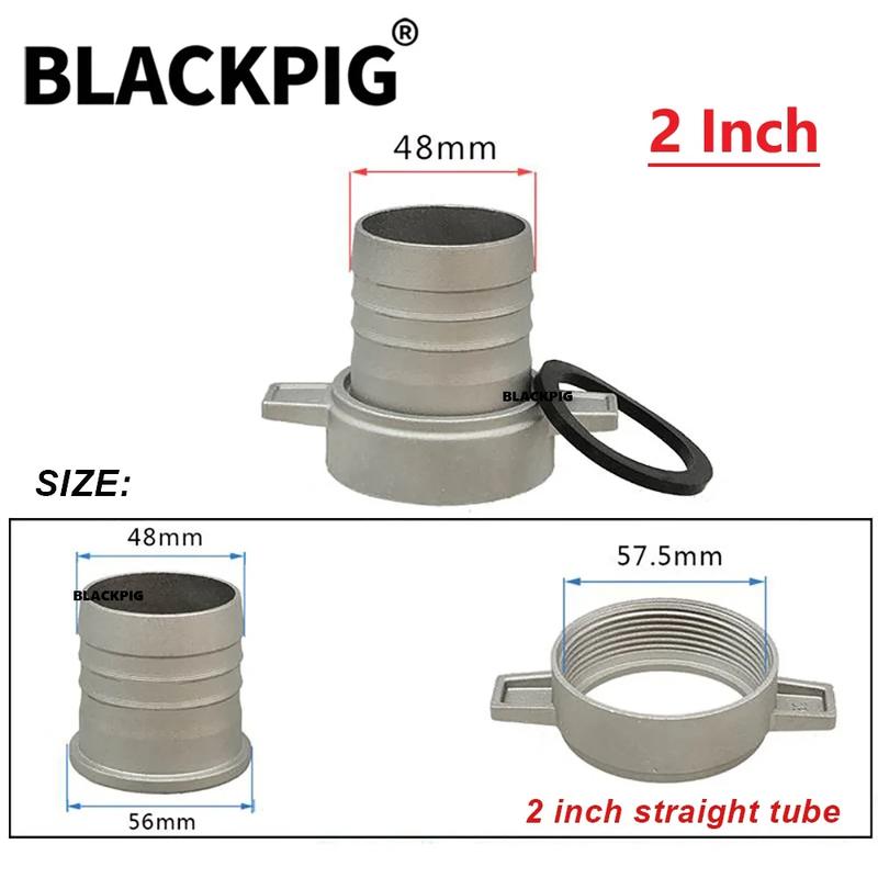 2 Inch to 1Inch 1.2 Inch 1.5Inch Gasolina Water Pump Fittings Aluminum Pipe Connector Wrench With Rubber Gasket Pump Connect Pip