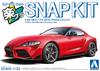Aoshima Bunka Kyozai Rakupura Snap Kit Toyota GR Supra 2019 Prominence Red Plastic Model Kit Co., Ltd. (AOSHIMA) 1/32 No. 13-PR Pre-colored