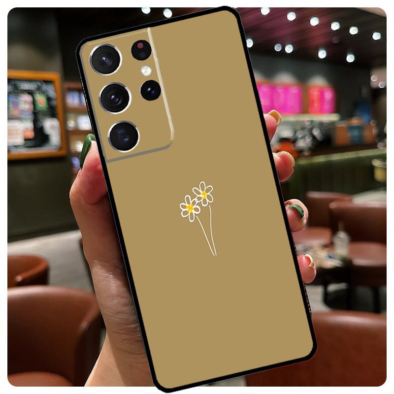 

Purple Background Pattern Phone Case For Samsung Galaxy S25 Ultra S20 S21 S22 S23 S24 Ultra S9 S10 Plus S25 FE Cover Galaxy S24 Plus