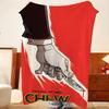 Comic C-Chew Throw Flannel Throw Blanket, Lightweight Cozy, Durable Washable Cute Cool