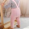 Toddler Leggings Knitted Combed Cotton Suspenders Pantyhose Baby Nine Pants Stretchy Tights Pants Breathable Stockings