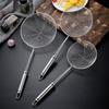 Large Stainless Steel Long-Handled Ladle & Skimmer for Hot Pot, Fried Food, and Noodle Straining
