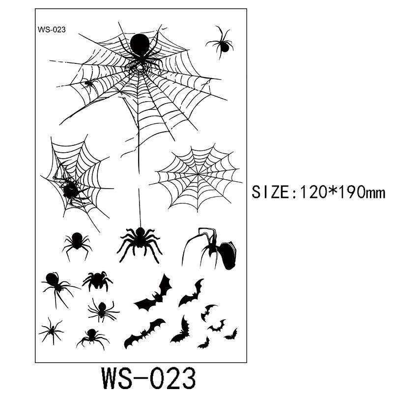 Halloween Tetovací samolepka Rána Jizva Horor Zábavný Kostýmová párty Samolepka na obličej Tetování