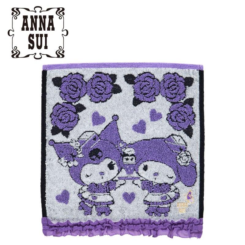 Sanrio ANNA SUI Ručník Kapesník ( Volat ) My Melody & KUROMI Fialová NOVÉ