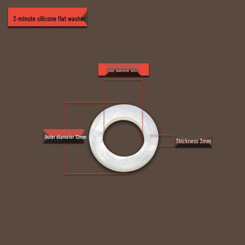 

Silicone and Rubber Sealing Gaskets for Pipes and Water Meters: 1-6 Point, 1-1.5 Inch