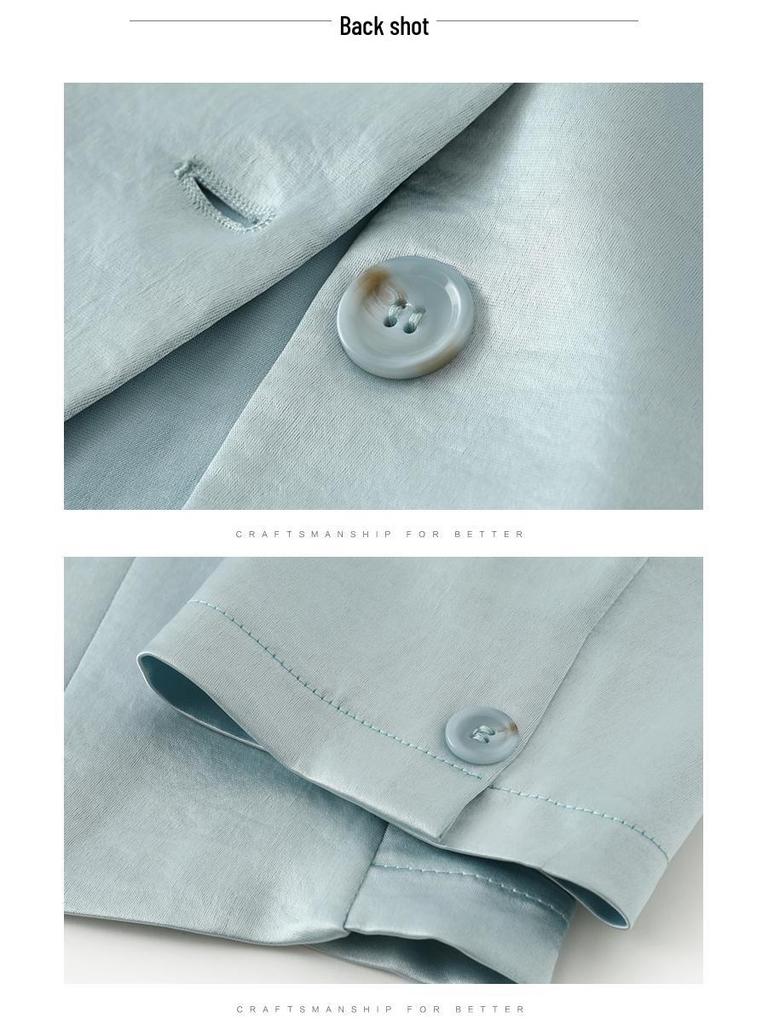 Schlankmachender Sieben-Ärmel-Blazer für zierliche Frauen - Sonnenjacke für Frühling/Sommer