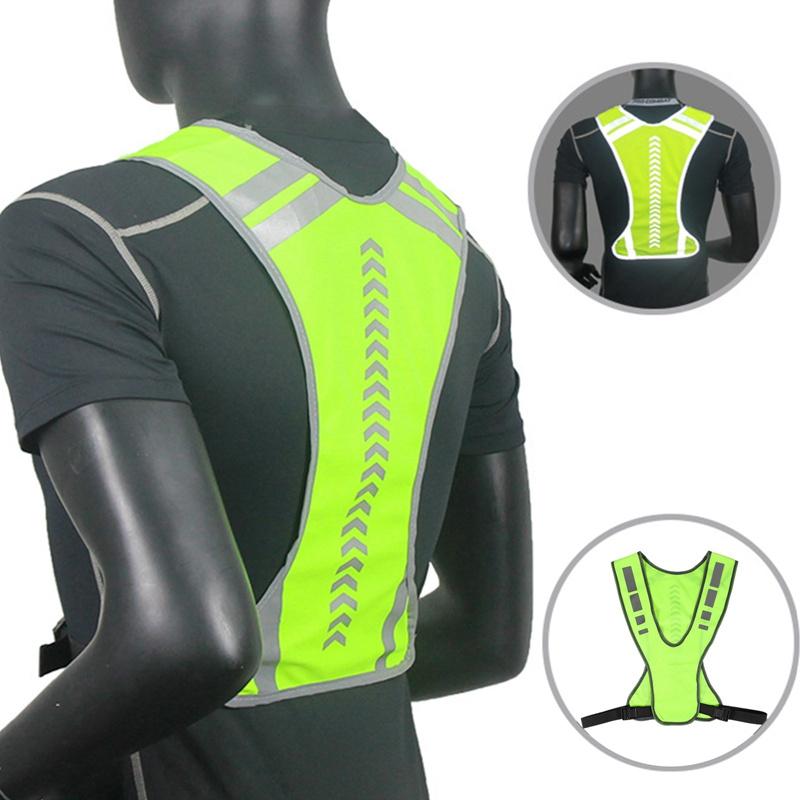 Motorrad-Sicherheitsjacke, sichtbare Warnweste, Arbeitskleidung, Nachtsicherheit, Laufen, Radfahren, Rennbekleidung, Verkehrsmantel