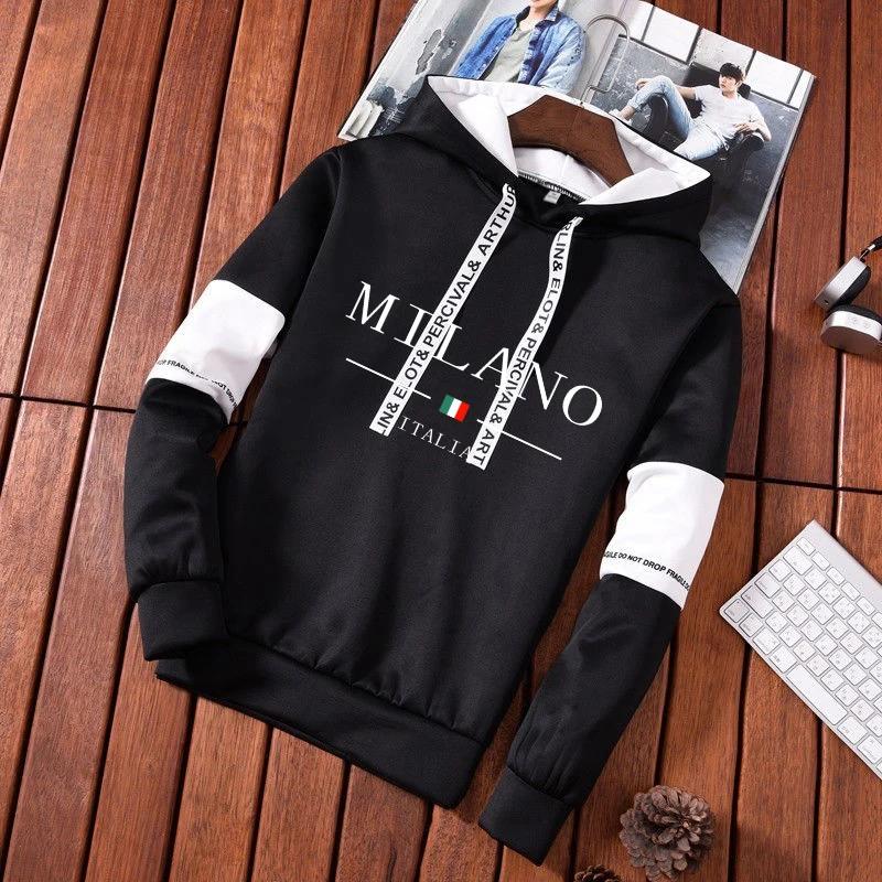 

Hot Sales Mens Tracksuit Casual Print Sweatshirts Single Piece Hoodie S