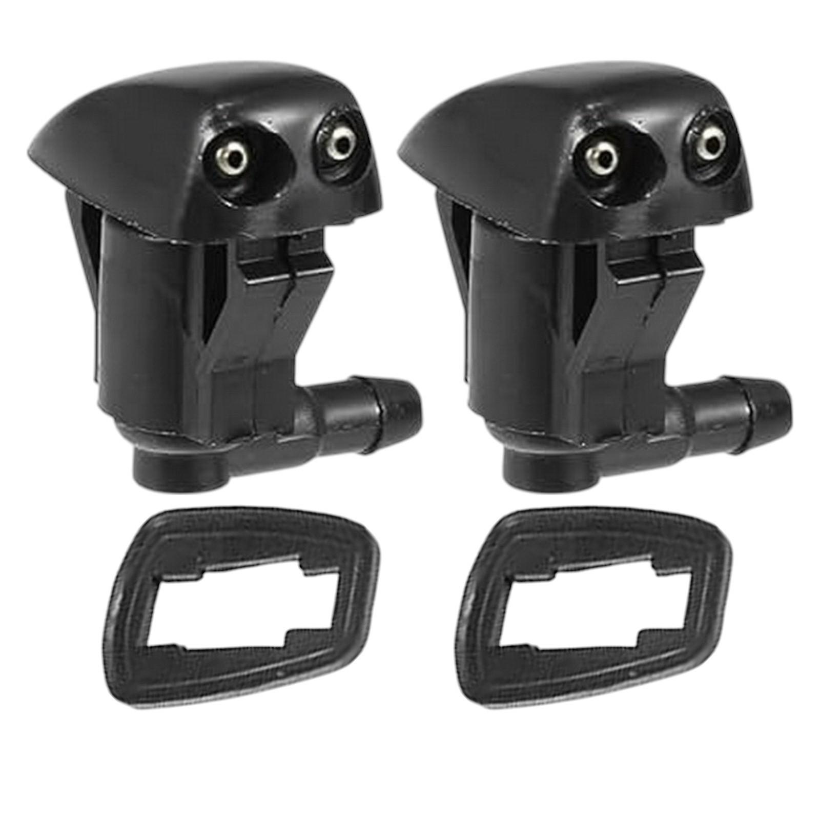 Set 2 Windshield Washer Nozzle Front Dual Holes Fits: Toyota Corolla 1988-1997