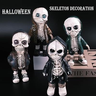 Coole Skelettfiguren Halloween Skelettfigur Harzornamente