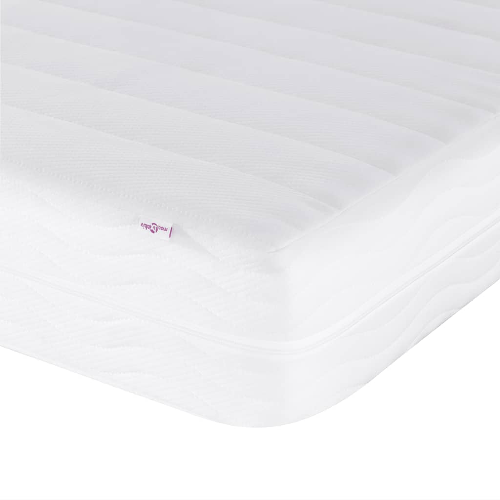 Vidaxl Sofa Z Materacem Do Spania, Niebieska, 90X200 Cm, Aksamit
