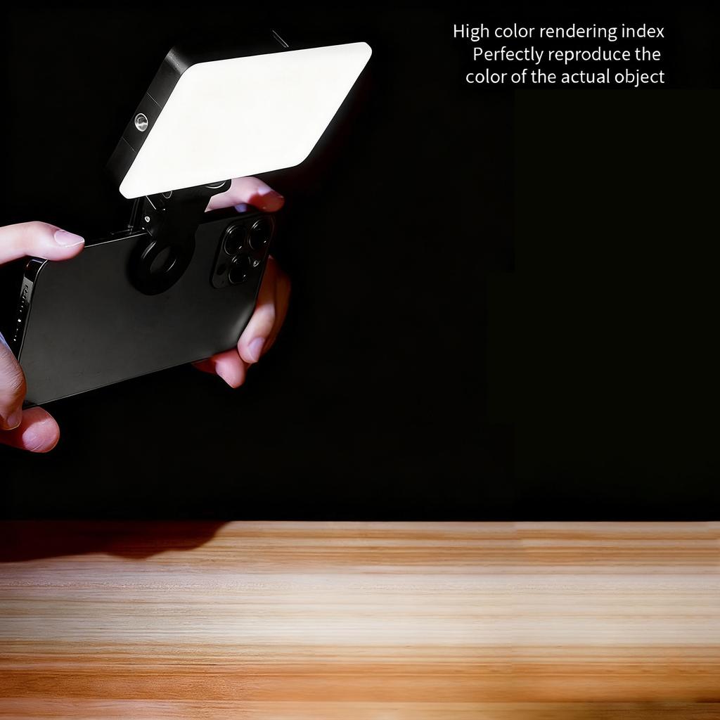 Lightweight ABS LED Light with Built in Battery Adjustable Position Head for Even Lighting in Professional and Setting