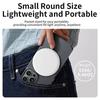 Foldable Mini Magsafe Selfie Light With Mirror For Cell Phone Pocket Magnetic Ring Light Photography Iphone 16/15 Samsung Led