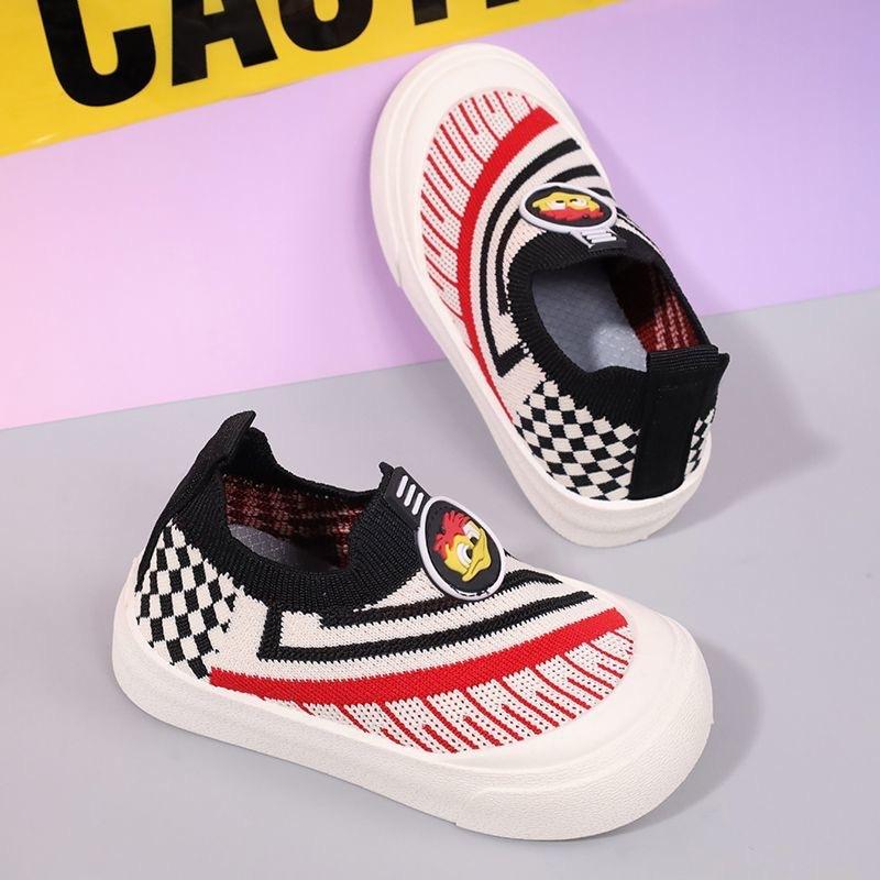 

Весняно-осіннє модне повсякденне взуття для хлопчиків та дівчаток, літаючий тканий одяг, дитяче спортивне взуття, кокосове взуття, колір якого відповідає одному педалю, качкодзьоб 33