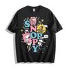 Snoopy Letter Explosion Tee - Peanuts Snoopy Name Design Comic Bubbles T-Shirt