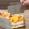 Molde para Tarta Tiramisú Desmontable Rectangular Antiadherente Acero Inoxidable DIY Molde para Mousse de Tarta Tiramisús Horneado Herramientas Profesionales