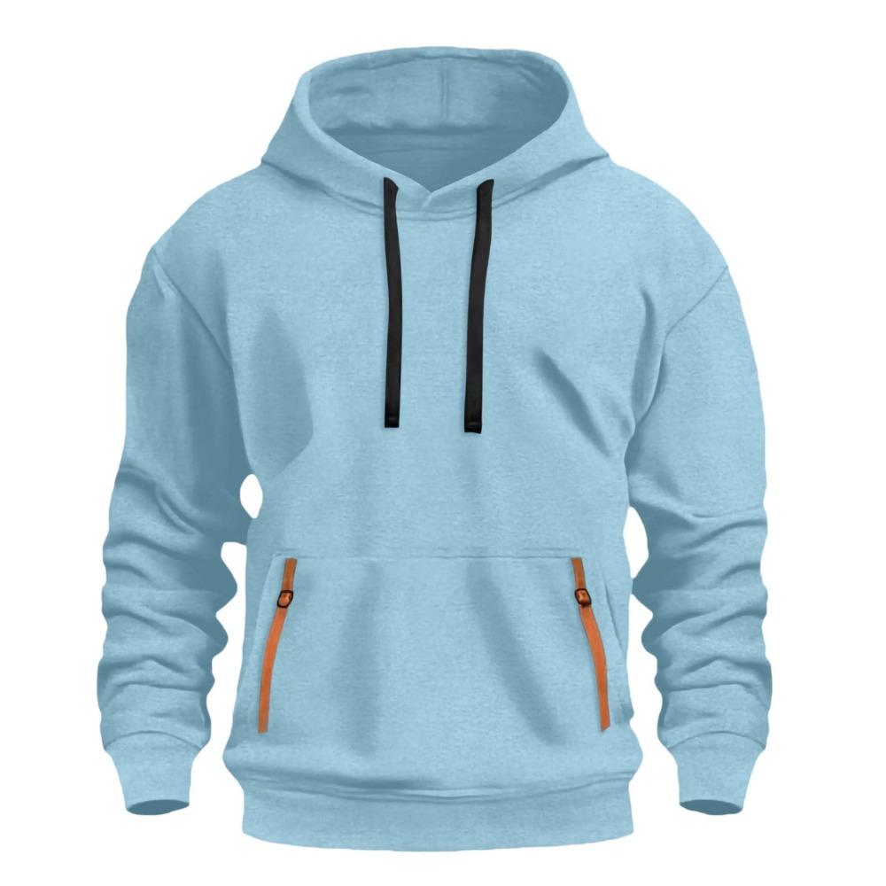 New Men's Ribbon Sweatshirt Sportswear Y2K Zipper Sweatshirt Fleece Hooded Casual Sweatshirt Fashion Innovation Trend