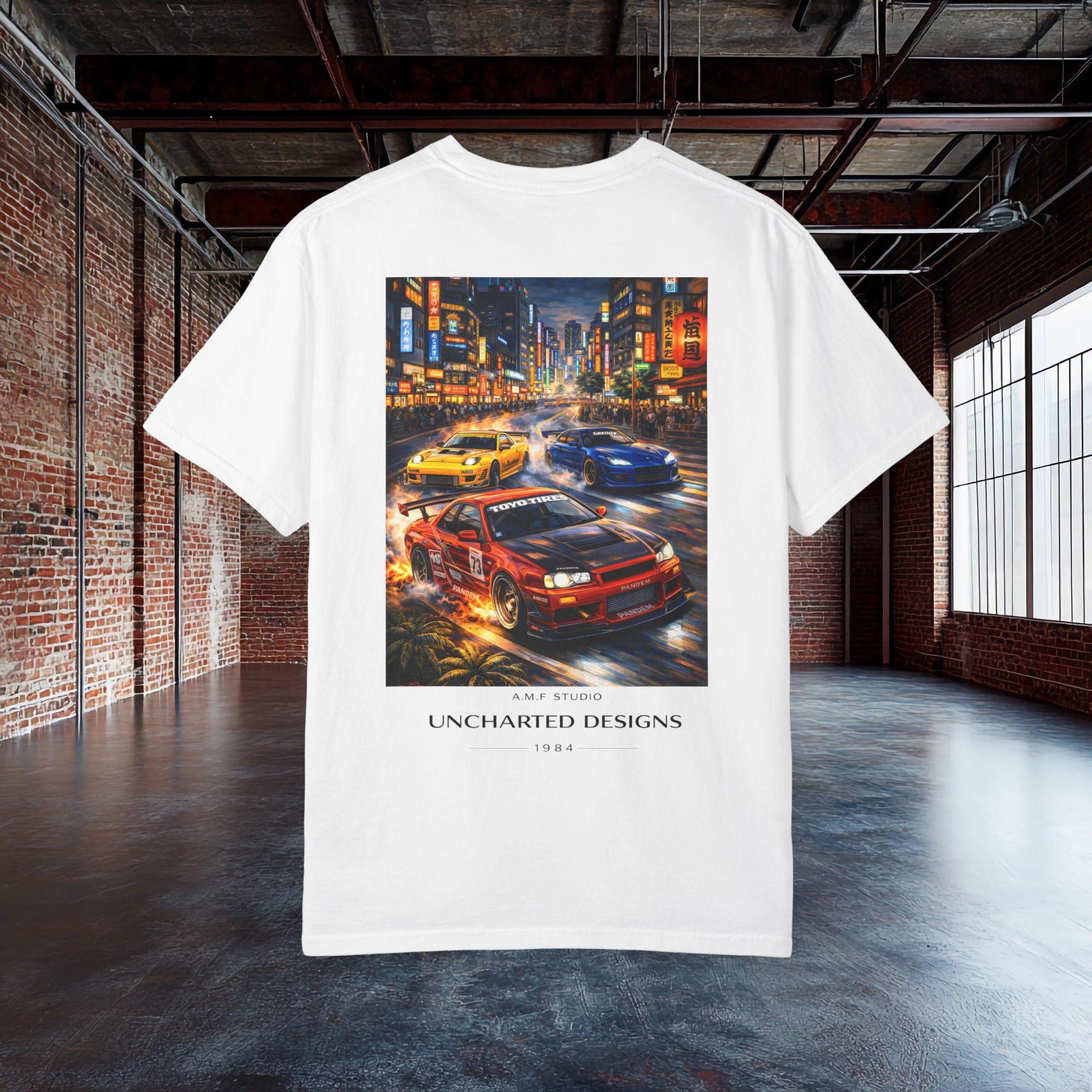 JDM Racing Shirt, Street Racing Car Tee, Tokyo Drift Car Shirt Japanese Car Culture Shirt, JDM Car Enthusiast Gift, Drift Racing Graphic Tee L