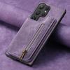Zipper Cards Solt Wallet Leather Double Buckle Magnetic Case For Samsung Galaxy S24 Ultra S23 Plus S22 A55 A35 A15 A05 Cover