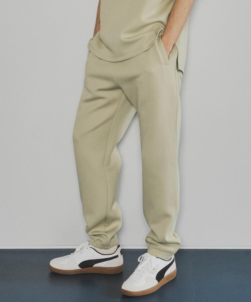HALBKREIS LAYOUT P10036 Elastic Waist Jogger Pants_Khaki