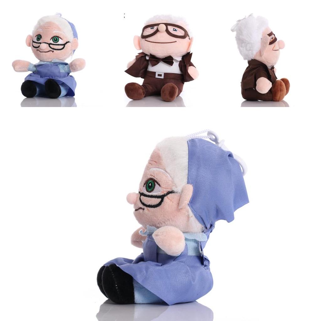 Premium Short Plush Carl Fredricksen Toy For Kids And Adults